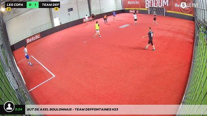 But de Axel Boulonnais - Team Deffontaines H23