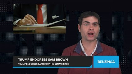 Donald Trump Endorses Nevada's Sam Brown in Battleground Senate Race