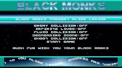 Amiga Trainer Intro - Alien Legion by Black Monks