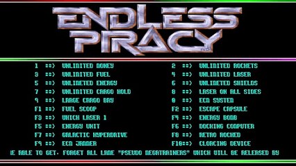 Amiga Trainer Intro - Elite by Endless Piracy