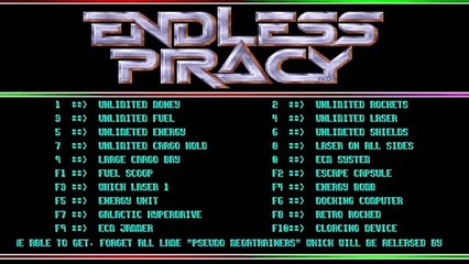 Amiga Trainer Intro - Elite by Endless Piracy