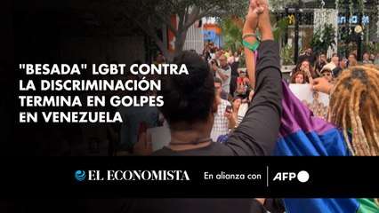 "Besada" LGBT contra la discriminación termina en golpes en Venezuela