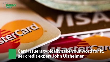 Don’t Lie On a Credit Card Application!