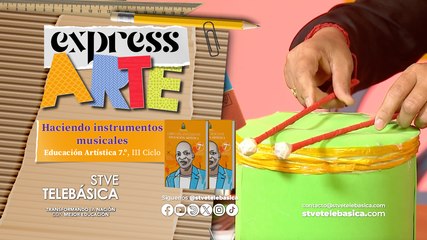 Expressarte: Haciendo instrumentos musicales