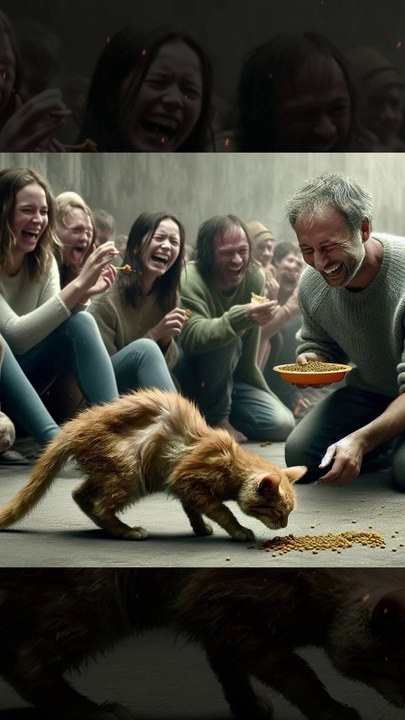 Hungry Cat Is Crying