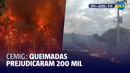 Queimadas afetam 200 mil clientes da Cemig em 2023