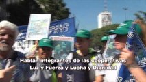 Argentina y Paro Nacional: Las cooperativas Luz y Fuerza y Lucha y Dignidad