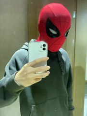 Mk5 Iron Man Helmet New Spiderman Voice Control 8-piece Opening Mascara Headgear