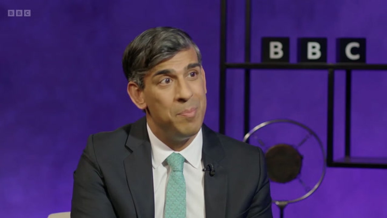 Rishi Sunak reacts to being called a ‘quinoa salad Conservative’