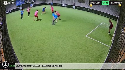 But de Franck Lamas - OLYMPIQUE PALOIS
