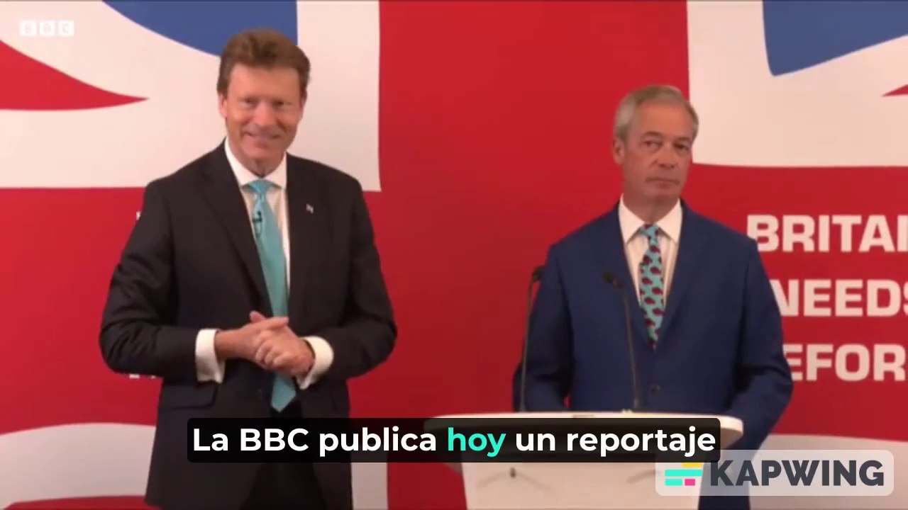 El candidato reformista del Reino Unido se disculpa por los comentarios de neutralidad de Hitler