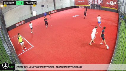 Faute de Augustin Deffontaines - Team Deffontaines H23