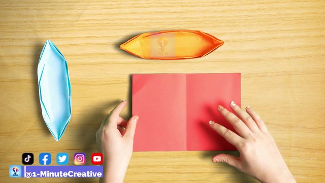 Simple Steps for Crafting a Floating Paper Boat Origami Tutorial - How To Make a Paper Boat That Floats - Origami Boat