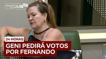 Geni se emociona com relato de Fê e promete apoio ao ator na Zona de Risco | A Grande Conquista