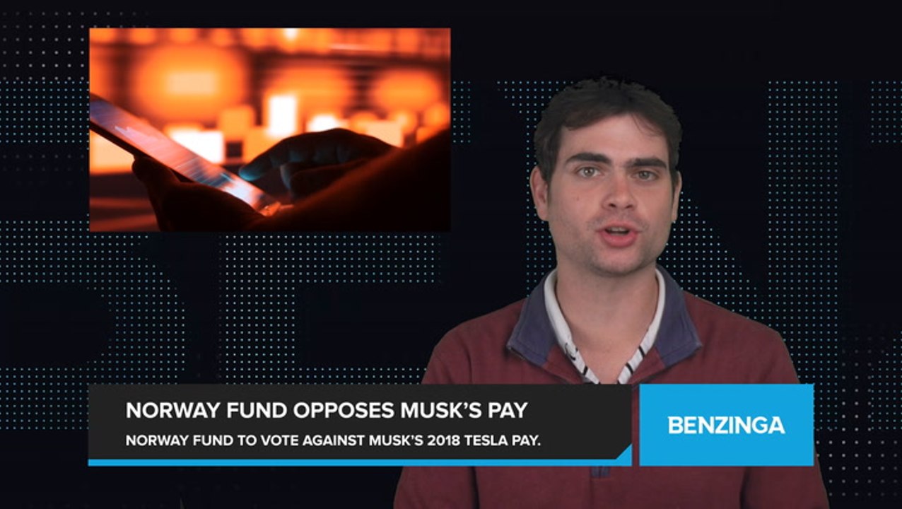 Norway's Sovereign Wealth Fund to Vote Against Elon Musk's 2018 Pay Package for Tesla
