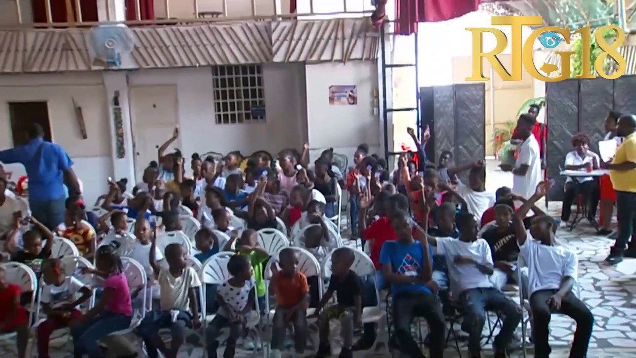 Fondasyon Zanmi Timoun reyalize yon aktivite kiltirèl pou timoun nan kan Colbert Lochard Lalue.