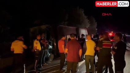 Kastamonu'da yolcu otobüsü devrildi: 10 yaralı