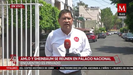 "Es una reunión histórica": Claudia Sheinbaum se dirige a Palacio Nacional para reunión con AMLO