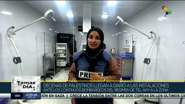 Un hospital en Jan Yunis habilitó 40 tiendas de campaña para atender a palestinos heridos