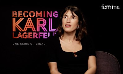 Jeanne Damas en interview pour « Becoming Karl Lagerfeld »