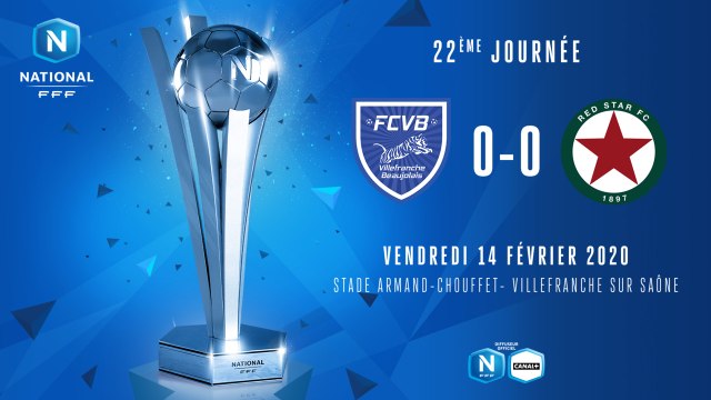 J22 | FC Villefranche-Beaujolais – Red Star FC (0-0)