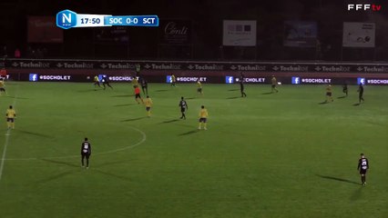 Serie de feintes pour Gaétan GEBELE, 1 - 0 pour le SO Cholet !