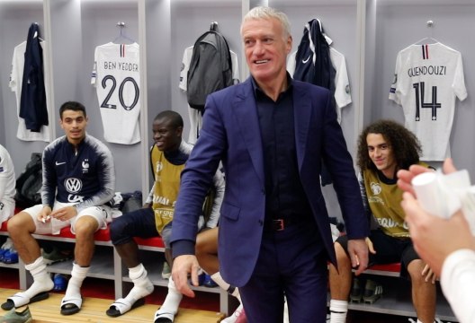 Dans le vestiaire des Bleus à Tirana (2-0) !