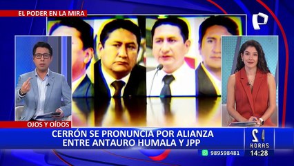 Cerrón sobre alianza entre Antauro Humala y JP: "Se van esclareciendo las cosas"