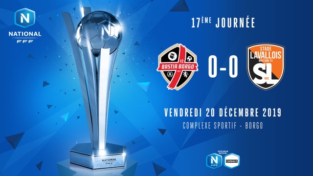 J17 | FC Bastia-Borgo - Stade Lavallois (0-0)