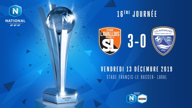 J16|Stade Lavallois - US Avranches MSM (3-0)
