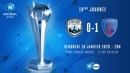 J19 | Le Puy Foot 43 - US Concarneau (0-1)