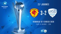 J21 | Lyon Duchère AS – US Créteil Lusitanos (3-2)