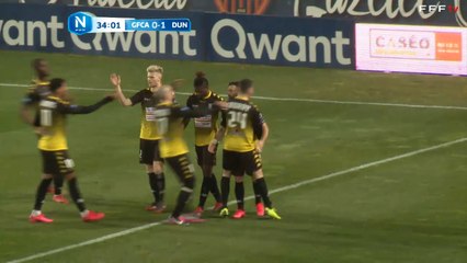 Guillaume BOSCA sur penalty ! 2 - 0 pour Dunkerque