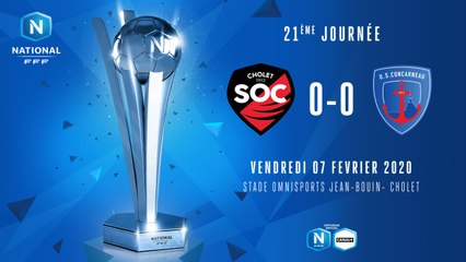 J21 | SO Cholet - US Concarneau (0-0)