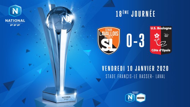 J18|Stade Lavallois - US Boulogne CO (0-3)