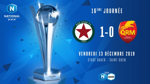 J16 | Red Star FC – Quevilly Rouen Metropole (1-0)