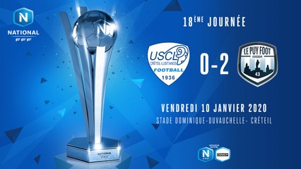 J18 | US Créteil Lusitanos – Le Puy en Velay 43 (0-2)