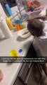 Kid Nearly Pours Entire Jug of Milk Into Cereal Bowl