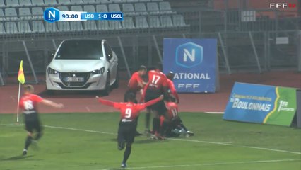 L'US Boulogne arrache la vctoire dans les arrêts de jeu !