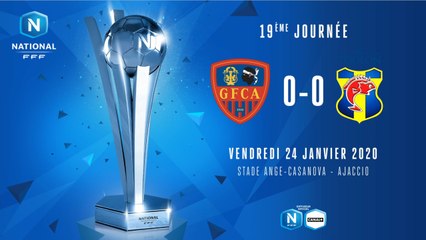 J19 | le résumé de GFC Ajaccio - Sporting Toulon  (0-0)