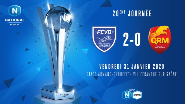 J20 | FC Villefranche B. – Quevilly Rouen Métropole (2-0)