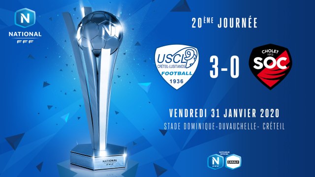 J20 | US Créteil Lusitanos - SO Cholet (3-0)