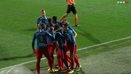 Reprise de volée de Theo Ndicka pour Bourg-en-Bresse !