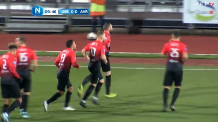 L'US Boulogne ouvre le score contre Avranches sur penalty !
