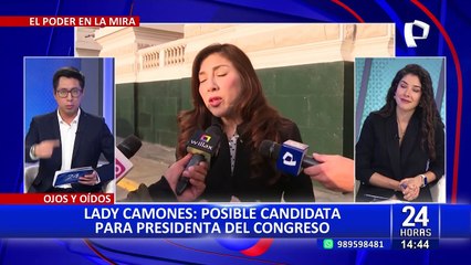 Alejandro Cavero: "Lady Camones y Patricia Juárez serían buenas candidatas a la Mesa Directiva"