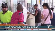 Usuarios siguen afectados por falta de metrobuses