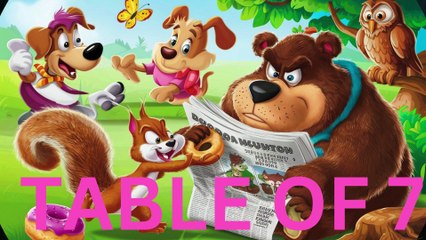 7-x1=7 , Table of Seven 7 ,Multiplication,Tables Song Multiplication  - MathsTables,Time of tables