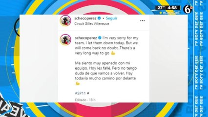 &#039;Checo&#039; Pérez multado y sancionado por este motivo