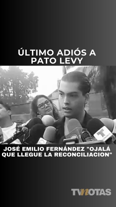 José Emilio Fernández llegó a darle el último adiós a su tío Pato Levy