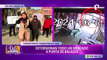 Perrito vigilante frustra cobro de cupo en mercado de San Juan de Lurigancho